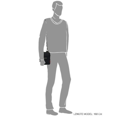 taška Garda 19x14x4cm black, Enrico Benetti