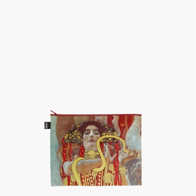 3 taštičky: Gustav Klimt - The Kiss, The Fulfilment, Hygieia - LOQI Zip Pockets