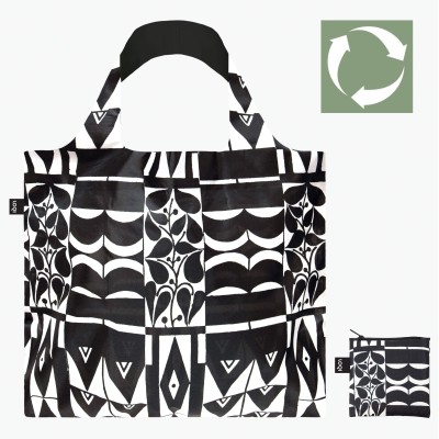 Josef Hoffmann: Fabric Pattern Monte Zuma for the Wiener Werkstaette, Recycled Bag, LOQI Museum Collection,