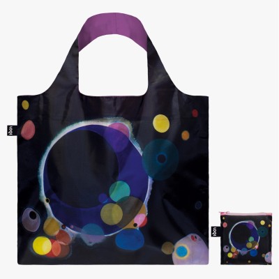 WASSILY KANDINSKY  Several circles Recycled Bag, LOQI Museum Collection
