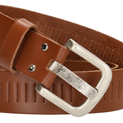 belt Midland 3.8 x 105 cm, BROWN, leather, Hide&Stitches