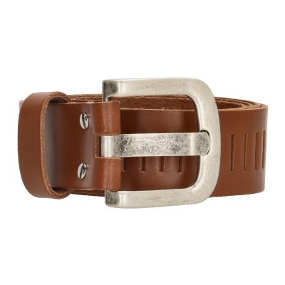 opasek Midland 3.8 x 95 cm, BROWN, kůže, Hide&Stitches