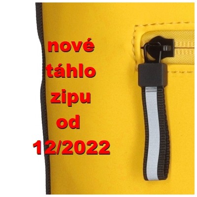 táhlo zipu hlavní a přední kapsy