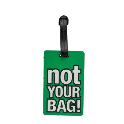 luggage tag  NOT YOUR BAG!, 10.5x6.5cm