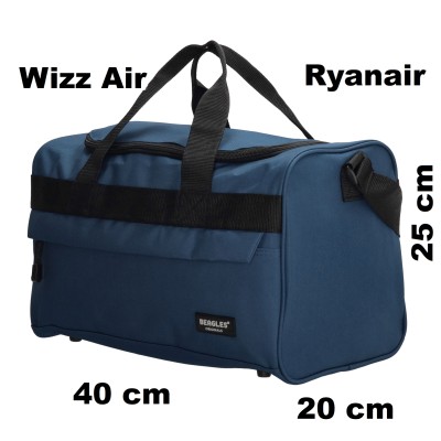 Wizz Air Small Cabin Bag 40x25x20cm navy BEAGLES ORIGINALS
