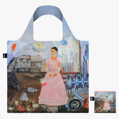 Frida Kahlo: Self Portrait on the Borderline between Mexico and the United States LOQI Recycled Bag, Museum Collection