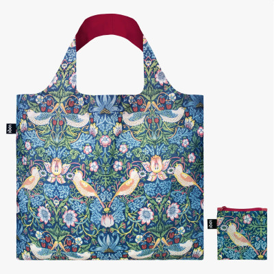 William Morris: The Strawberry Thief Decorative Fabric LOQI Recycled Bag