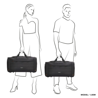 cestovní taška 62 litrů, 34x65x28cm, NAVY, Beagles Originals