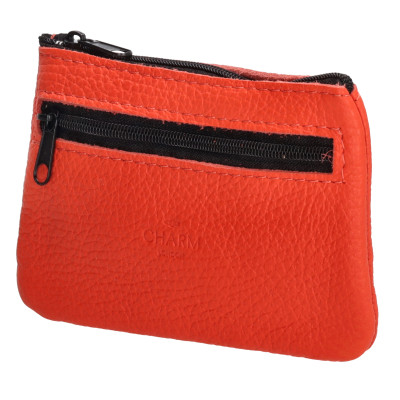 klíčenka 13.5x9cm ORANGE, kůže, Charm London
