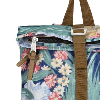 SANTIAGO S 14" navy flower Batoh Enrico Benetti