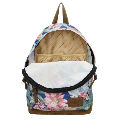 SANTIAGO S 8 litrů, navy flower, batoh Enrico Benetti