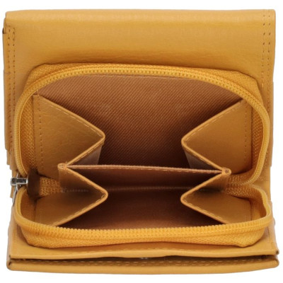 FH serie yellow, kůže, peněženka Double-D