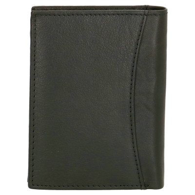 kožená peněženka 9x12cm, černá