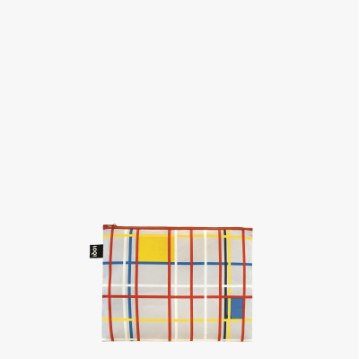 3 taštičky KLINT, MONDRIAN - LOQI Zip Pockets