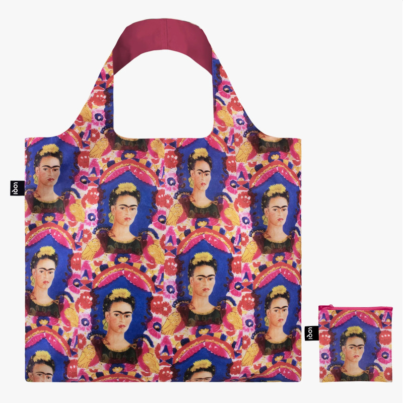 Frida Kahlo The Frame (Self-Portrait), LOQI Recycled Bag