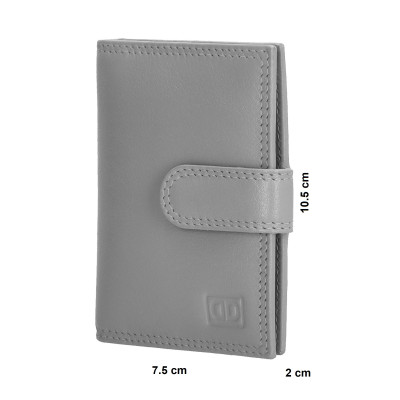 pouzdro na platební karty, light taupe, kůže, FH serie Double-D