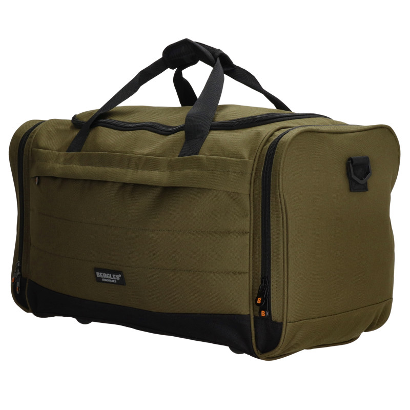 cestovní taška 41 litrů, 30x55x25cm, OLIVE, Beagles Originals