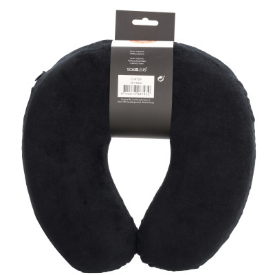 Polštářek na krk PAMEŤOVÁ PĚNA, BLACK, Beagles Originals