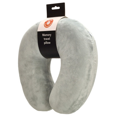 Polštářek na krk PAMEŤOVÁ PĚNA, GREY, Beagles Originals