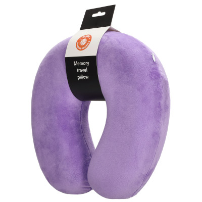 Polštářek na krk PAMEŤOVÁ PĚNA, LILAC, Beagles Originals