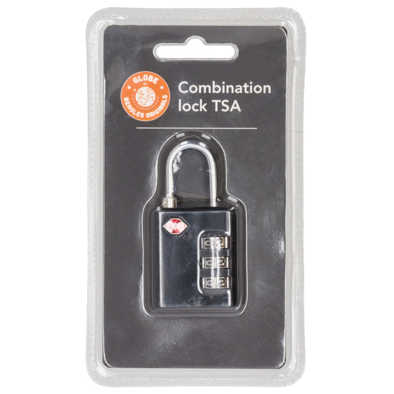 TSA číselný visací zámek BLACK