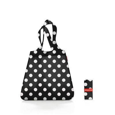 Reisenthel Mini Maxi Shopper Dots White, skládací taška