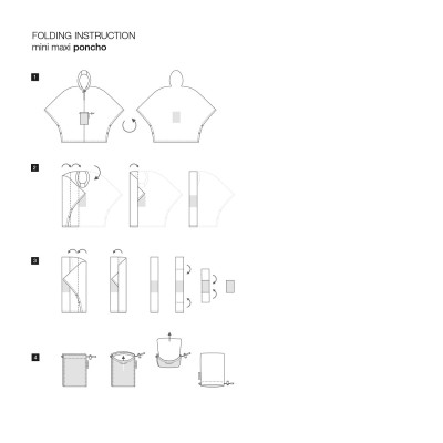 reisenthel Mini Maxi PONCHO dots white