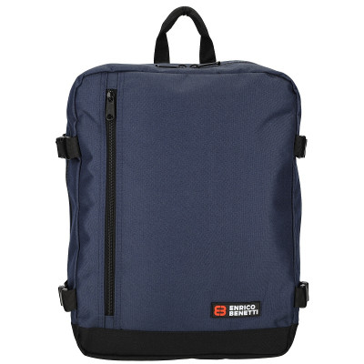 Enrico Benetti kabinový batoh AMSTERDAM 40x30x20 cm, NAVY, 24 litrů
