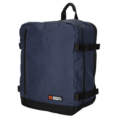 Enrico Benetti kabinový batoh AMSTERDAM 40x30x20 cm, NAVY, 24 litrů
