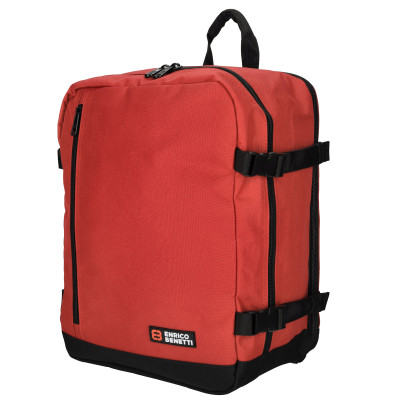 AMSTERDAM 40x30x20 cm, RED, kabinový batoh Enrico Benetti