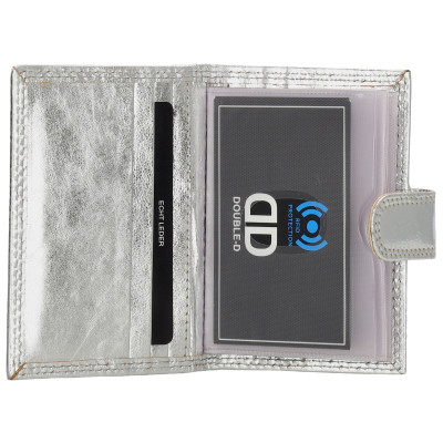 pouzdro na platební karty, SILVER kůže, FH serie Double-D