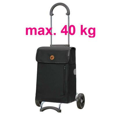 Scala Shopper WEDA black, nákupní taška na kolečkách Andersen Shopper