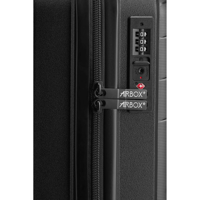 AIRBOX AZ13 55cm, kabinový kufr Black
