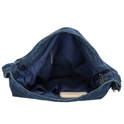 TEJEDA 35x35x13cm JEANSBLUE, taška přes rameno