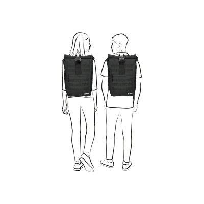 ARIZONA 45x30x15cm, 15", BLACK, batoh Enrico Benetti