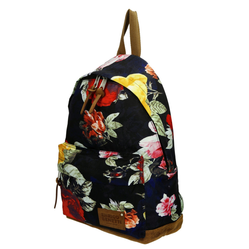 SANTIAGO S 8 litrů, multi roses, batoh Enrico Benetti