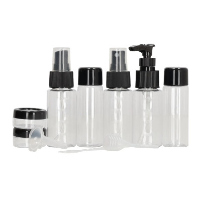 cestovní lahvičky a dózičky, sada