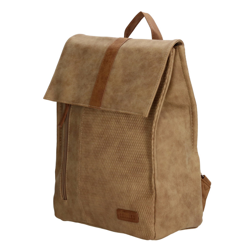 BRUNETE 8 litrů Taupe, batoh Beagles, polyuretan