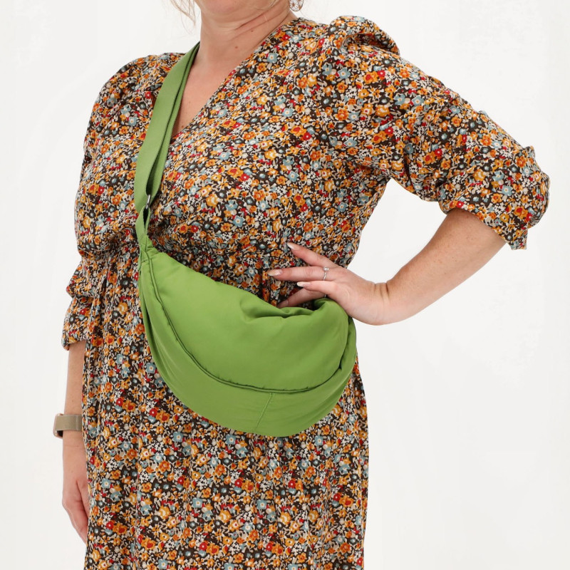 CALVIA Moonbag Green, crossbody kabelka  Beagles