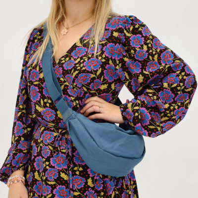 CALVIA Moonbag jeans blue, crossbody kabelka  Beagles