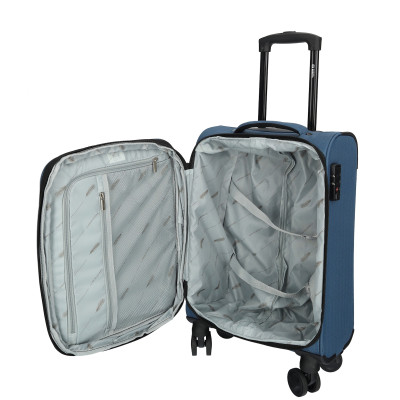 Oakville 55 cm Jeans Blue, kabinový kufr Enrico Benetti