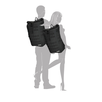 ARIZONA  17", 38 litrů, BLACK, batoh Enrico Benetti