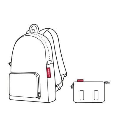 skládací batoh Mini Maxi Rucksack