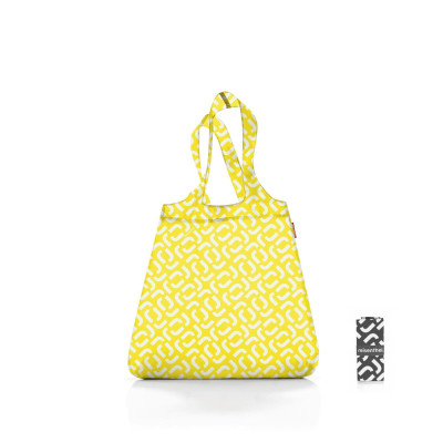 Reisenthel Mini Maxi Shopper Signature Lemon , skládací taška