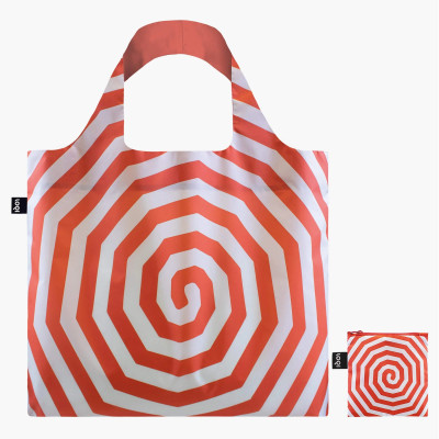 LOUISE BOURGEOIS Spirals Red Recycled Bag, LOQI