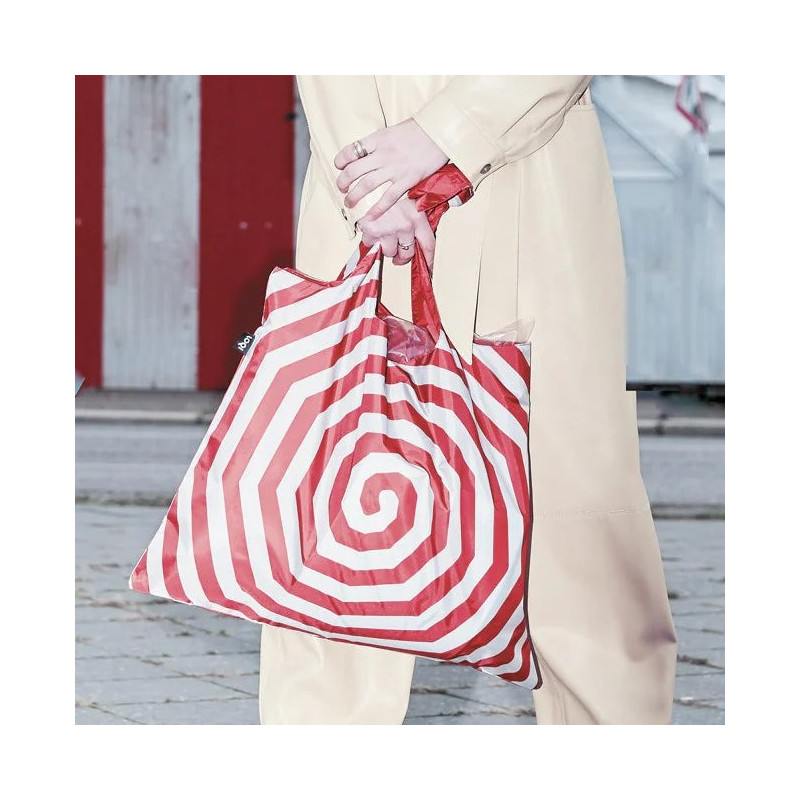 LOUISE BOURGEOIS Spirals Red Recycled Bag, LOQI