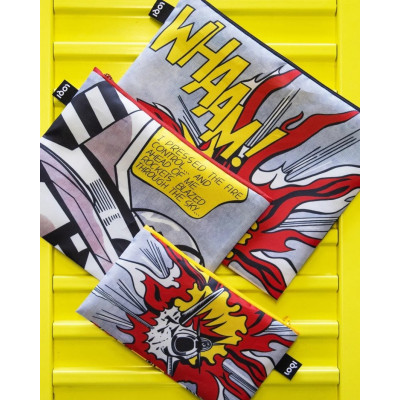 ROY LICHTENSTEIN Whaam! - LOQI zip pockets