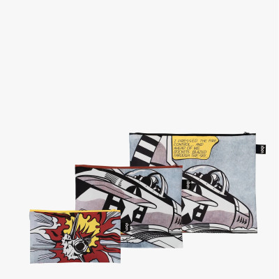 ROY LICHTENSTEIN Whaam! - LOQI zip pockets