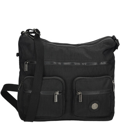 SUZIE 29x11x26cm BLACK, kabelka Enrico Benetti