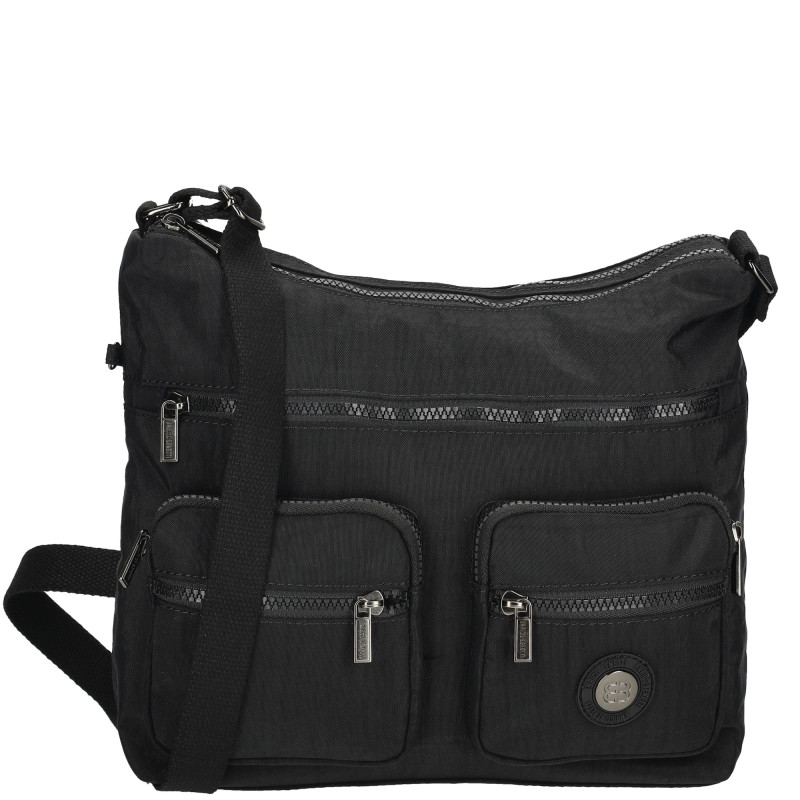 SUZIE 29x11x26cm BLACK, kabelka Enrico Benetti